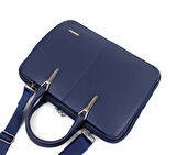 KADIN LACİVERT İPAD NOTEBOOK ÇANTASI 13 & 14 İNÇ LAPTOP VE EVRAK ÇANTASI