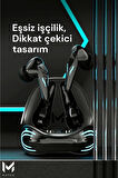 Samsung Galaxy A25 Uyumlu Bluetooth Kulaklık K68 Oyuncu Kulaklığı Tws Dokunmatik Hd Ses Mikrofon