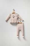 Baby Vintage Rose Zıbın Takım  Pudra