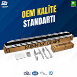 S-Dizayn Land Rover Range Rover Evoque OEM Still Pro V2 Aluminyum Yan Basamak 173 Cm 2012-2017 A+ Ka