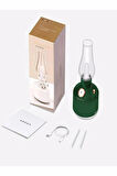 LA-0621 Haki Vintage Şarjlı Gece Lambası & Hava Nemlendirici Buhar Makinesi 280ml