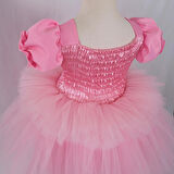 Labubu Kız Çocuk Kostümü, Labubu Elbisesi, Labubu Parti Elbisesi