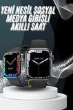 Yeni Model Akıllı Saat Dokunmatik Ekran Unisex Amoled Ekran 44 Mm