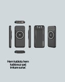 Çoklu Cihaz Uyumu İle Kablolu Ve Kablosuz Şarj – Pratik Powerbank