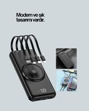 Çoklu Cihaz Uyumu İle Kablolu Ve Kablosuz Şarj – Pratik Powerbank