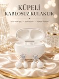 Yeni Nesil Küpeli Kablosuz Kulaklık Güçlü Bataryalı