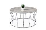 Lale Metal Orta Sehpa 80x43cm