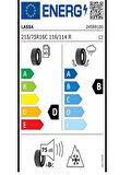 Lassa 215/75R16C 116/114R Wintus 2 Kış Lastiği (Üretim Yılı: 2024)