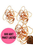600 ADET PAKET AMBALAJ LASTİĞİ PARA VE ÇOK AMAÇLI KULLANIM İÇİN LASTİK 70 mm