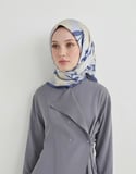 Lavender Twill Eşarp - Çiçek Desenli – Mor