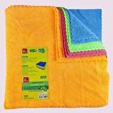 Temizlik Bezi Ultra Mikrofiber Ultrasonic Kesim 12'li/cleanıng Cloth