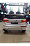 Audi Q-Suv! 12V, Uzaktan Kumandali, Çift Motor, Bluetooth ile Müzik Keyfi, Deri Koltuk