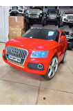 Audi Q-Suv! 12V, Uzaktan Kumandali, Çift Motor, Müzikli, Deri Koltuk Akülü Araba!