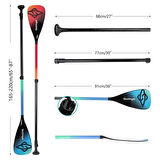 Sup Paddle Board Teleskobik Fiberglass Kürek
