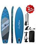Kamera Bağlantı Aparatlı Surf Wave Şişme SUP Paddle Board 335x84x15 cm FULL SET