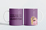 Rejime başladım mazeretim var sabiyim Hediye Kupa Love Bug-T
