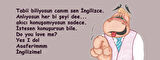 İngilizce biliyorsun canım tabii Hediye Kupa Love Bug-T
