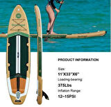 Şişme Sörf Tahtası Standup Paddle Board 335x84x15 Cm Full Set Çantalı Sörf Tahtası
