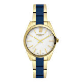 Lee Cooper LC07139.120 Kadın Kol Saati | Gold-Lacivert Zarafeti