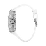 Lee Cooper Otomatik Şeffaf Erkek Kol Saati | 45 mm Özgün Tasarım, Otomatik Mekanizma, Şeffaf Kasa & Beyaz Silikon Kordon