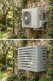 Klima Motoru/Dış Ünite Gizleme/Koruma Kafesi S 9000 BTU - 18000 BTU 98x50x70(H) Alüminyum Stage