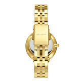 Lee Cooper LC08077.120 Kadın Kol Saati – Altın Çelik Kasa, İnci Beyazı Kadran, Taşlı Zarif Tasarım