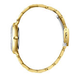 Lee Cooper LC08077.120 Kadın Kol Saati – Altın Çelik Kasa, İnci Beyazı Kadran, Taşlı Zarif Tasarım