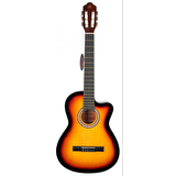 BARCELONA LC 3900 CSB / Cutaway Klasik Gitar - Sunburst Renk