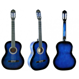 Lichtenberg CG851 (BLS) Mavi Klasik Gitar (Taşıma Çantası Hediyeli)