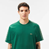 Lacoste Erkek Bisiklet Yaka Baskılı T-Shirt