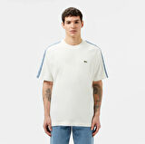 Lacoste Erkek Bisiklet Yaka Baskılı T-Shirt