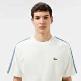 Lacoste Erkek Bisiklet Yaka Baskılı T-Shirt