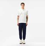 Lacoste Erkek Desenli Beyaz Polo