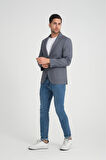 Çizgili Erkek Blazer Spor Ceket-1451