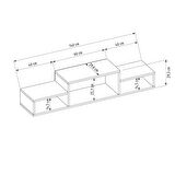 LİFEDECO TV SEHPA UNITESI 140 CM LD-4012