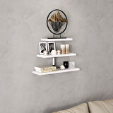 Life LİFEDECO TV SEHPA UNITESI DUVAR RAFI 50+40+30 CM LD-5000-R4