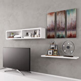 LİFEDECO TV SEHPA ÜNİTESİ DUVAR RAFI 90 CM LD-5000-R7