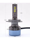 Photon Black Milestone H4 14000 Lümen Katana Edition Led Xenon Far Fanlı 55W 12-24V