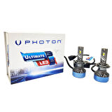 Photon Ultimate +5 Plus H7 Led Xenon Far Buz Beyaz Fanlı CANBUS 55W 12-24V