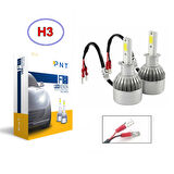 F8 Led Xenon H3 Şimşek Etkili 12V Beyaz