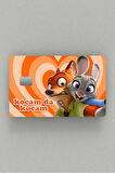 Zootropolis Kocam da Kocam Kredi Kartı, Akbil ve Kart Kaplama Stickerı