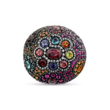 2.96 Karat Pırlanta Rhodolite Yüzük, Doğal Pırlanta, Sertifikalı Mücevher, Altın