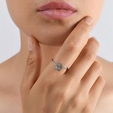 0.15 Karat Baget Pırlanta Yüzük, Doğal Pırlanta, Sertifikalı Mücevher, Sarı Altın