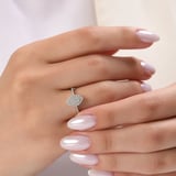 0.26 Karat Pırlanta Yüzük, Doğal Pırlanta, Sertifikalı Mücevher, Rose Altın