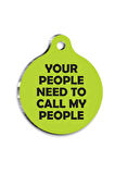 Call My People Kedi Köpek Künyesi Small 2,1 x 3,1 cm