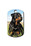 Rottweiler Resimli Köpek Künyesi Small