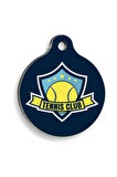 Tenis 2 Yuvarlak Kedi ve Köpek Künyesi Medium 3 cm