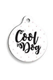 Cool Köpek Yuvarlak Köpek Künyesi Large 3,8 cm