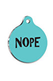 Nope Kedi Köpek Künyesi XLarge 3,3 x 5 cm