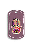 Koyu Mor 3.Göz Pet Tag Small 2 x 3,5 cm